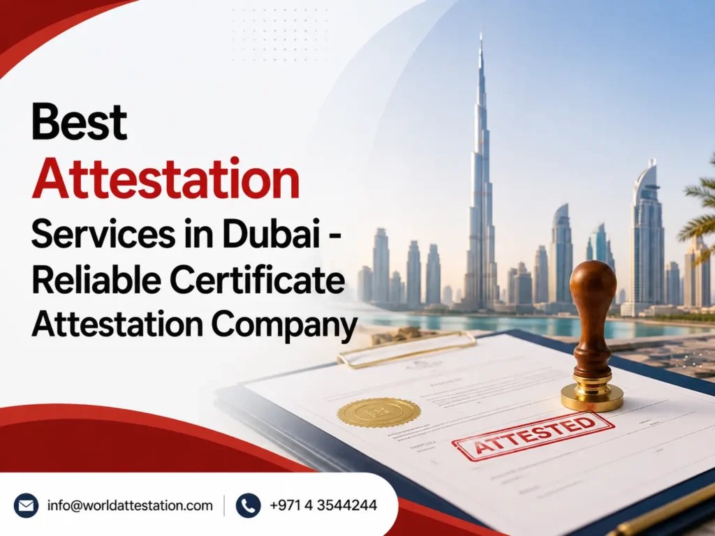 Best Attestation Services in Dubai: Complete Guide to Reliable Certificate Attestation