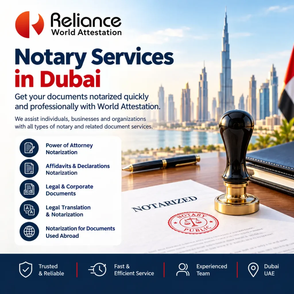 Notary Services in Dubai